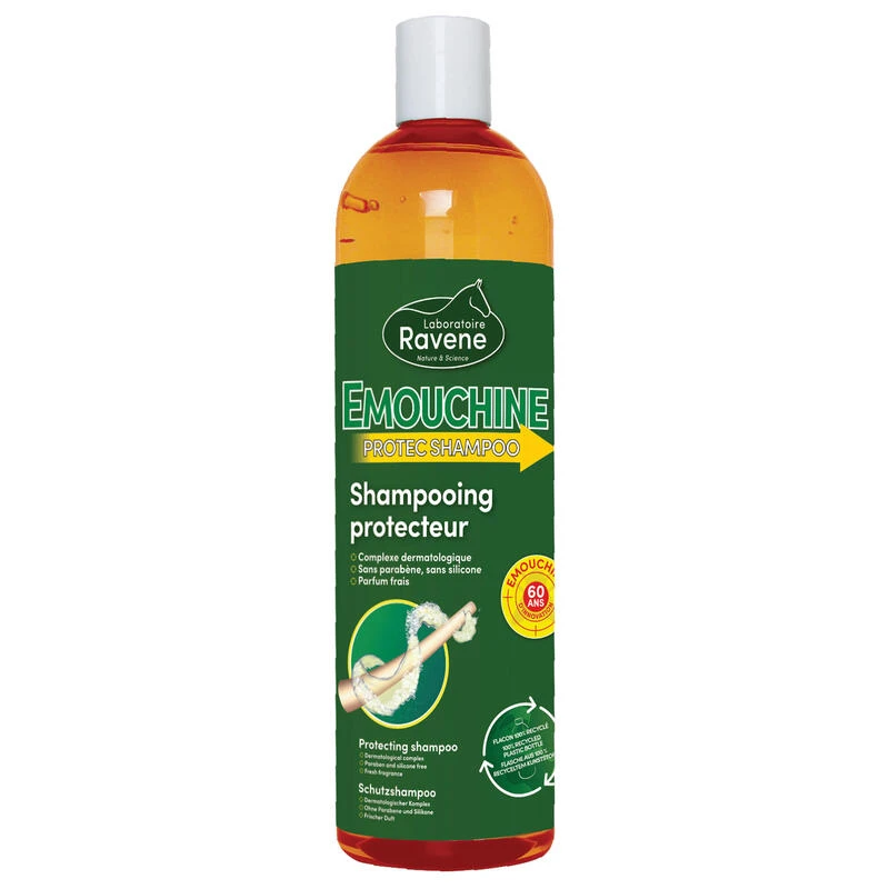 Shampoing Anti-mouche Cheval Et Poney - Emouchine Shampoing Protec 500 Ml 3 Shampoing Anti-mouche Cheval Et Poney - Emouchine Shampoing Protec 500 Ml
