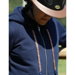 Sweatshirt à Capuche équitation Femme Ju & Pa Mandy Compatible Hélite -Maître Équestre sweatshirt a capuche equitation femme ju and pa mandy compatible helite 1