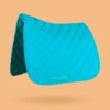 Tapis De Selle équitation Poney - 100 Bleu Canard -Maître Équestre tapis de selle equitation poney 100 bleu canard