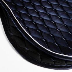 Tapis De Selle équitation Strass Cheval Et Poney - 500 Marine -Maître Équestre tapis de selle equitation strass cheval et poney 500 marine 2