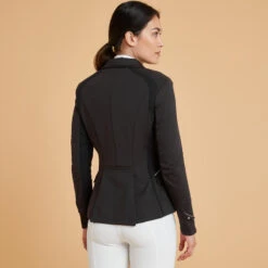 Veste Concours équitation Femme Noir 900 -Maître Équestre veste concours equitation femme noir 900 3