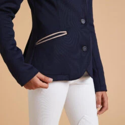 Veste De Concours équitation Enfant - 500 Marine -Maître Équestre veste de concours equitation enfant 500 marine 5