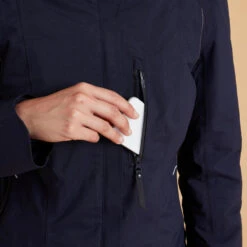 Veste équitation Chaude Et Imperméable Femme - 580 Marine -Maître Équestre veste equitation chaude et impermeable femme 580 marine 3