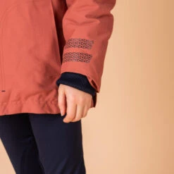 Veste équitation Imperméable Et Chaude Enfant - 500 Terracotta -Maître Équestre veste equitation impermeable et chaude enfant 500 terracotta 5