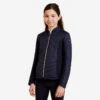 Veste équitation Zip Rose Gold Enfant - 500 Marine -Maître Équestre veste equitation zip rose gold enfant 500 marine